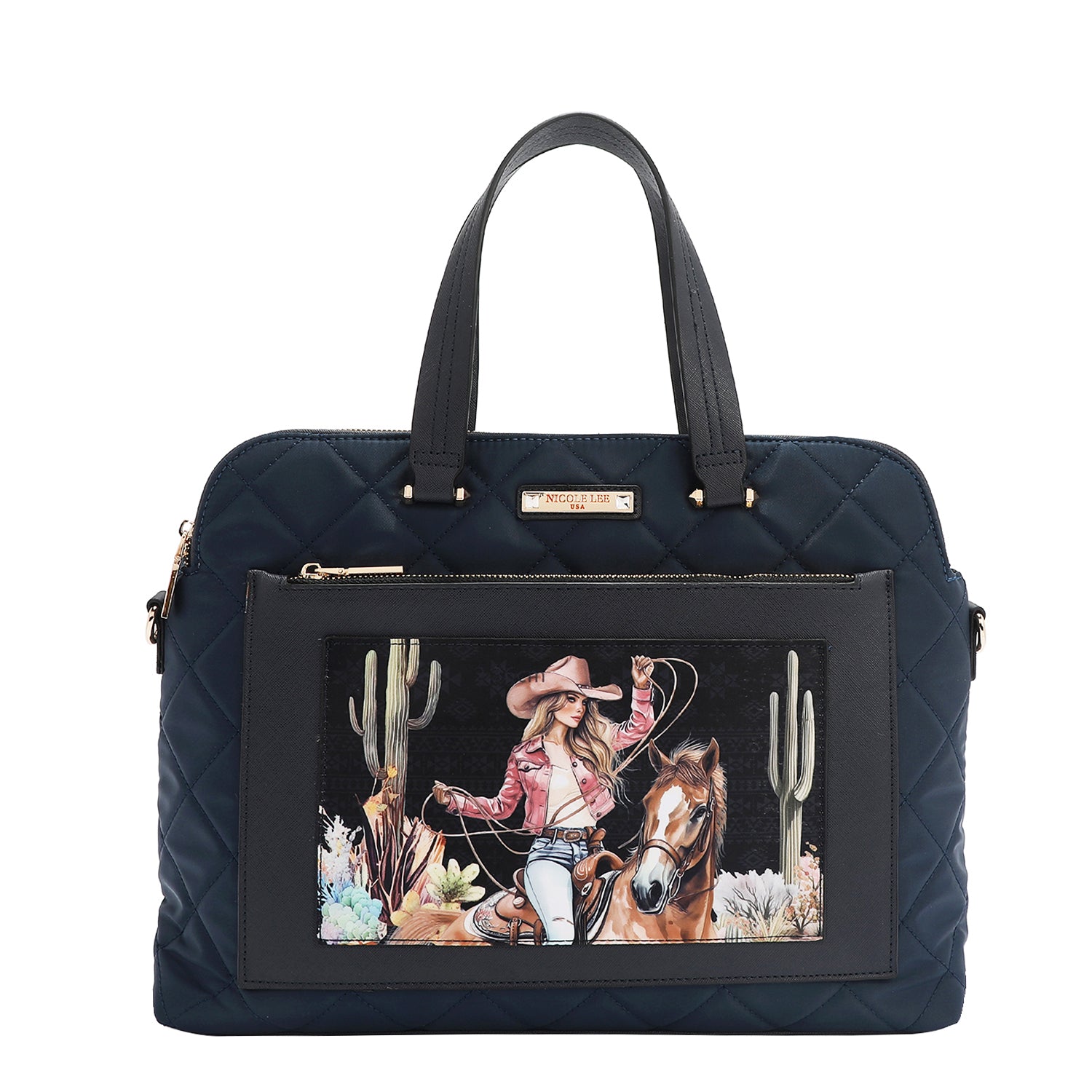 Quilted Laptop Bag, Fits up to 16