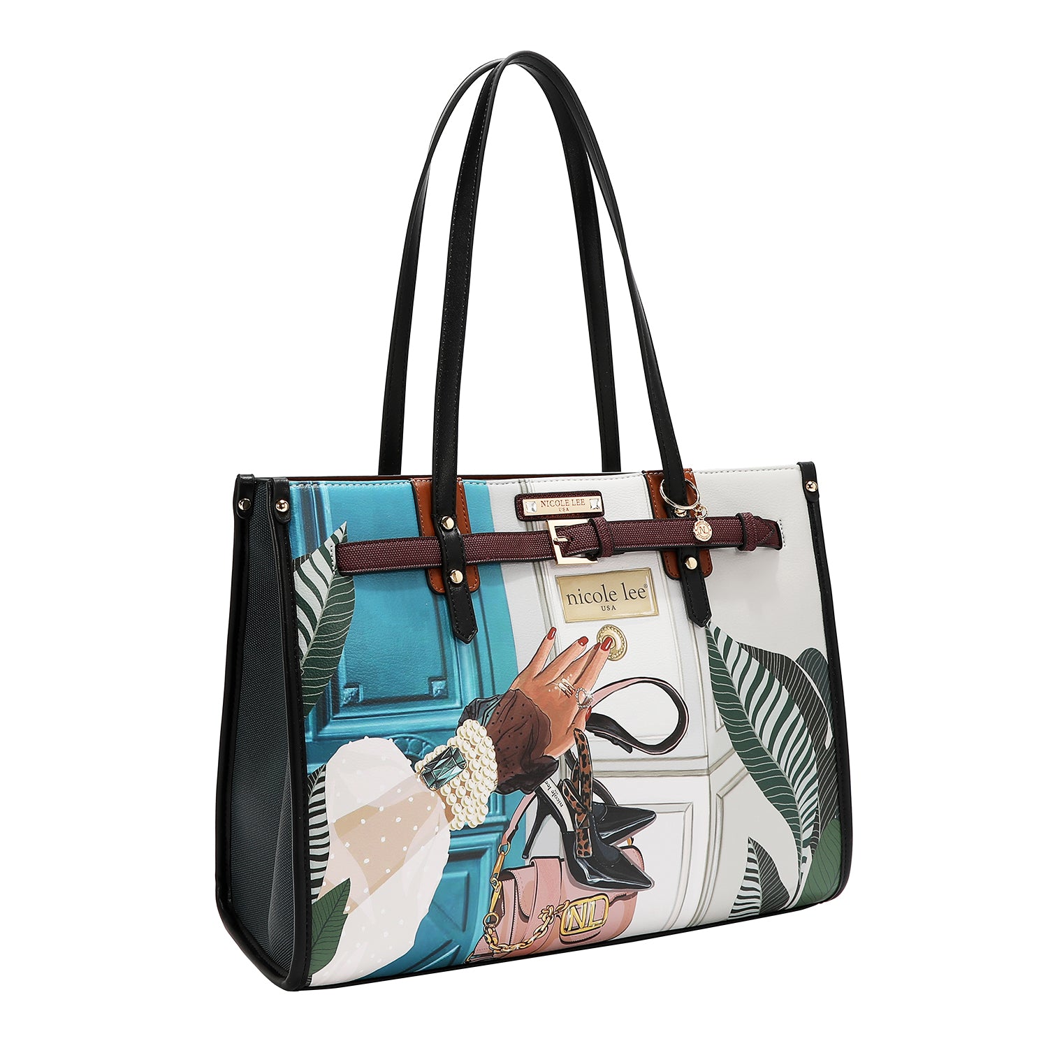 Fashion Insulated Lunch Tote Bag Features an Insulated Zip