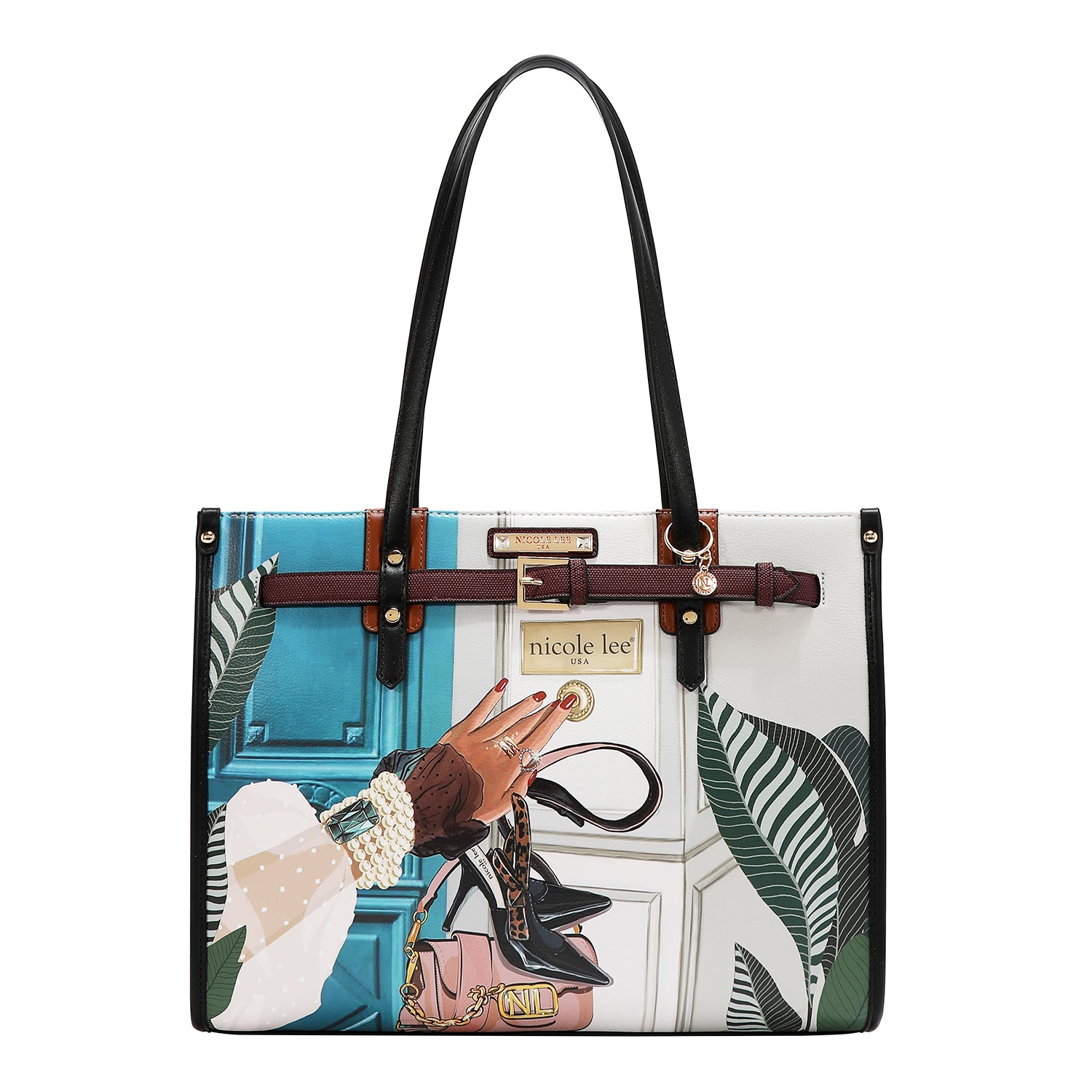 Fashion Insulated Lunch Tote Bag Features an Insulated Zip