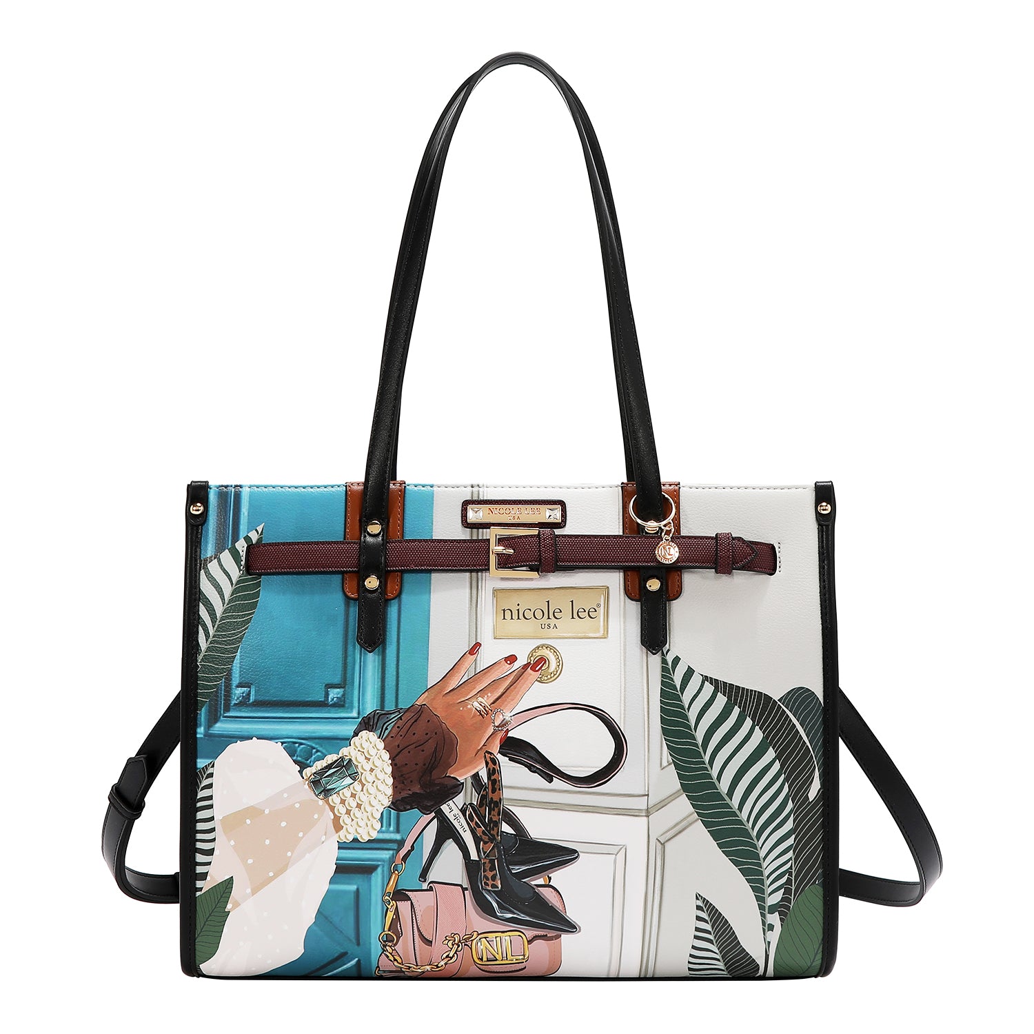 Fashion Insulated Lunch Tote Bag Features an Insulated Zip