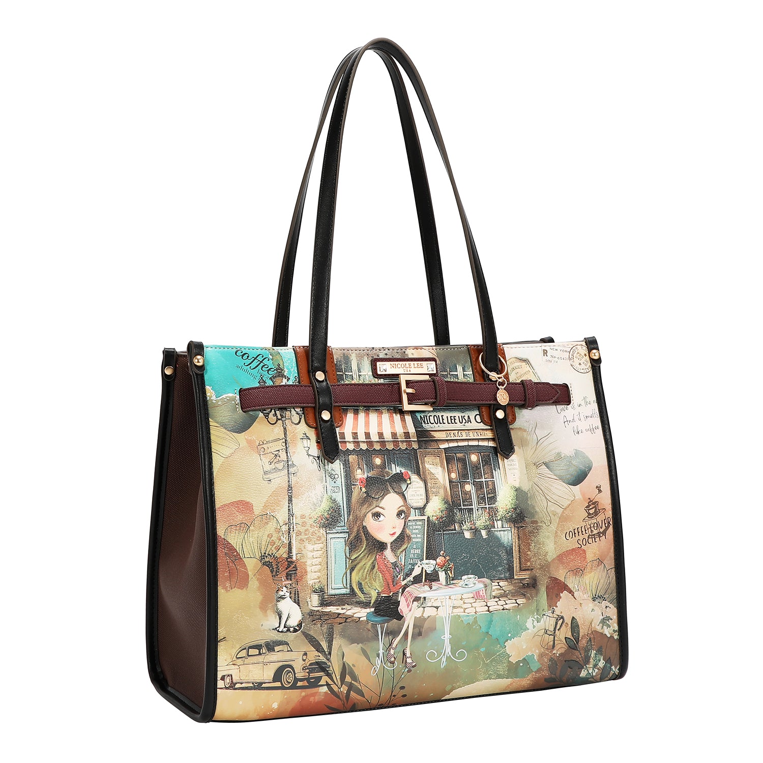 Fashion Insulated Lunch Tote Bag Features an Insulated Zip