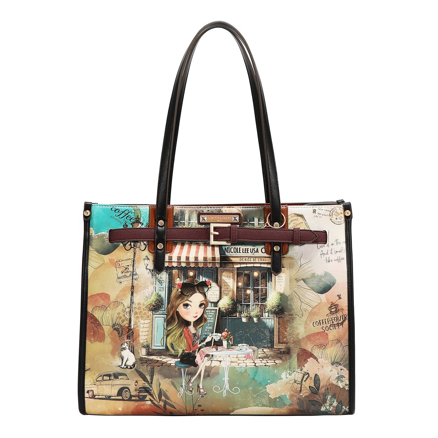 Fashion Insulated Lunch Tote Bag Features an Insulated Zip