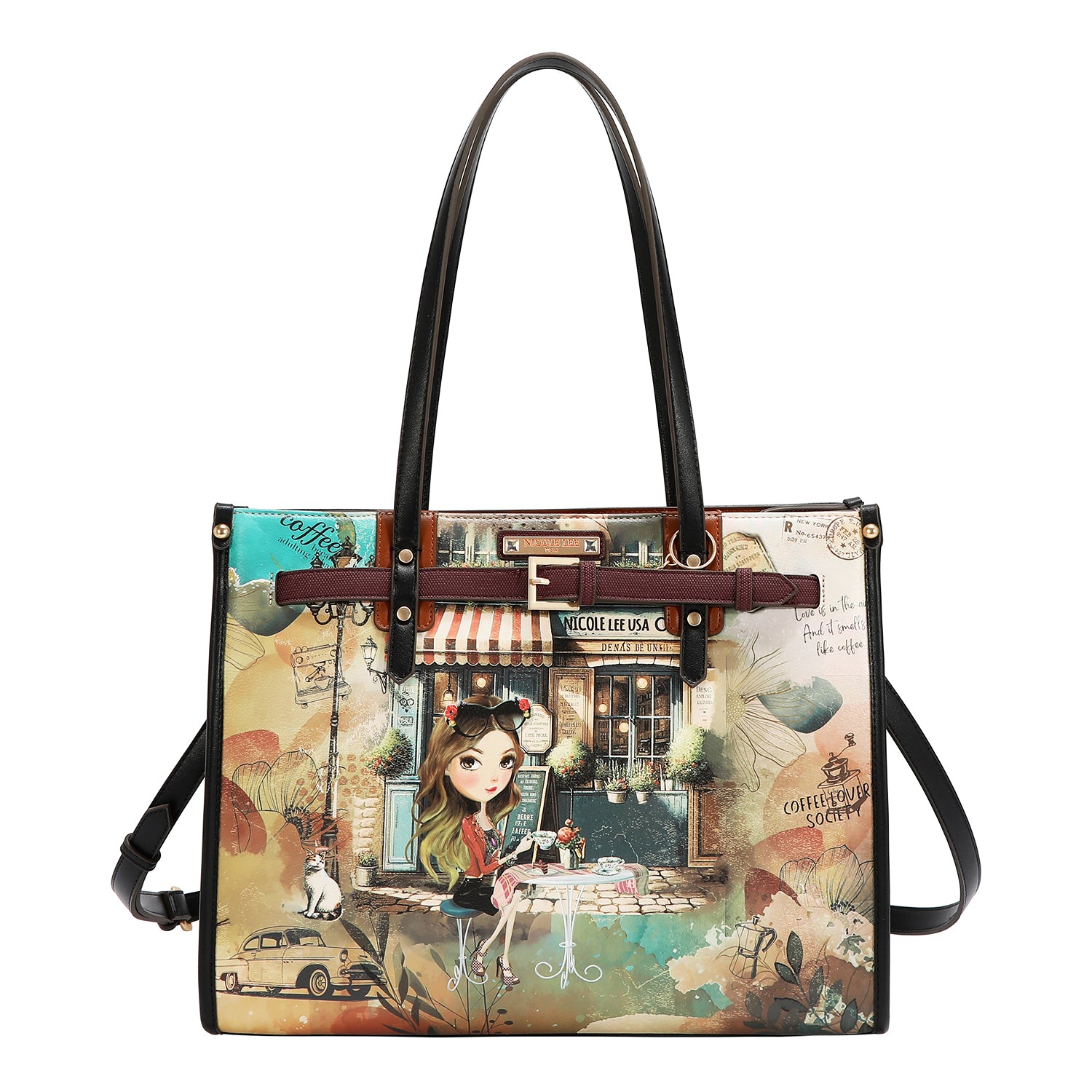 Fashion Insulated Lunch Tote Bag Features an Insulated Zip