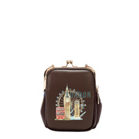 KISS LOCK 2 COMPARTMENT CROSSBODY BAG
