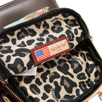 KISS LOCK 2 COMPARTMENT CROSSBODY BAG