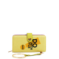 NL SIGNATURE BIFOLD WALLET WRISTLET