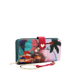 NL SIGNATURE BIFOLD WALLET WRISTLET
