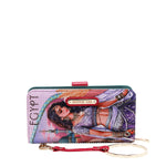NL SIGNATURE BIFOLD WALLET WRISTLET