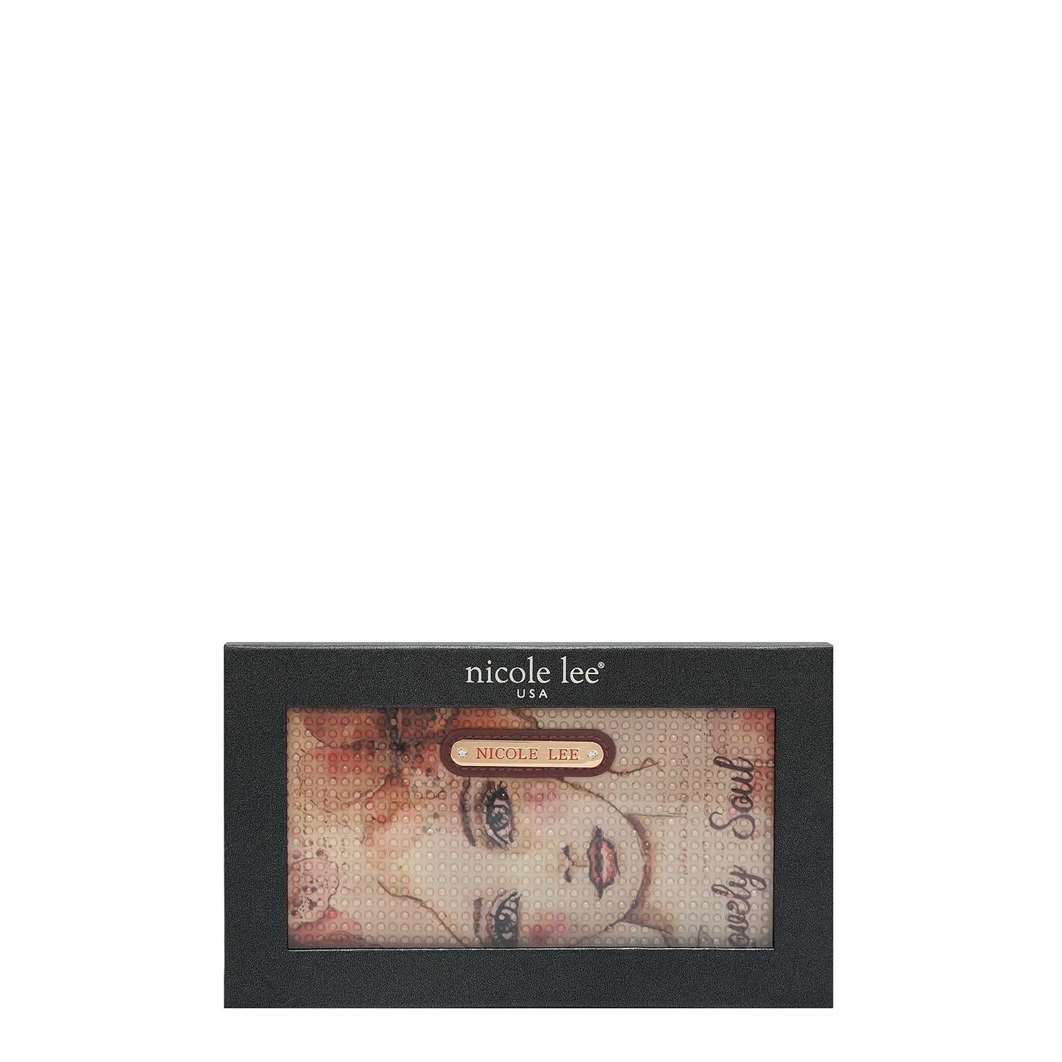 NL SIGNATURE BIFOLD WALLET WRISTLET