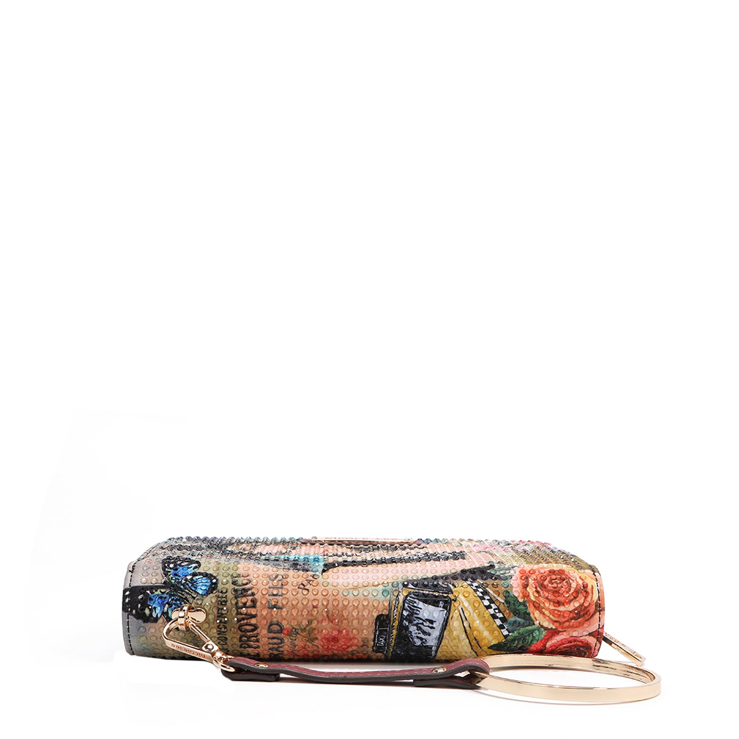 NL SIGNATURE BIFOLD WALLET WRISTLET