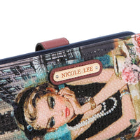 NL SIGNATURE BIFOLD WALLET WRISTLET