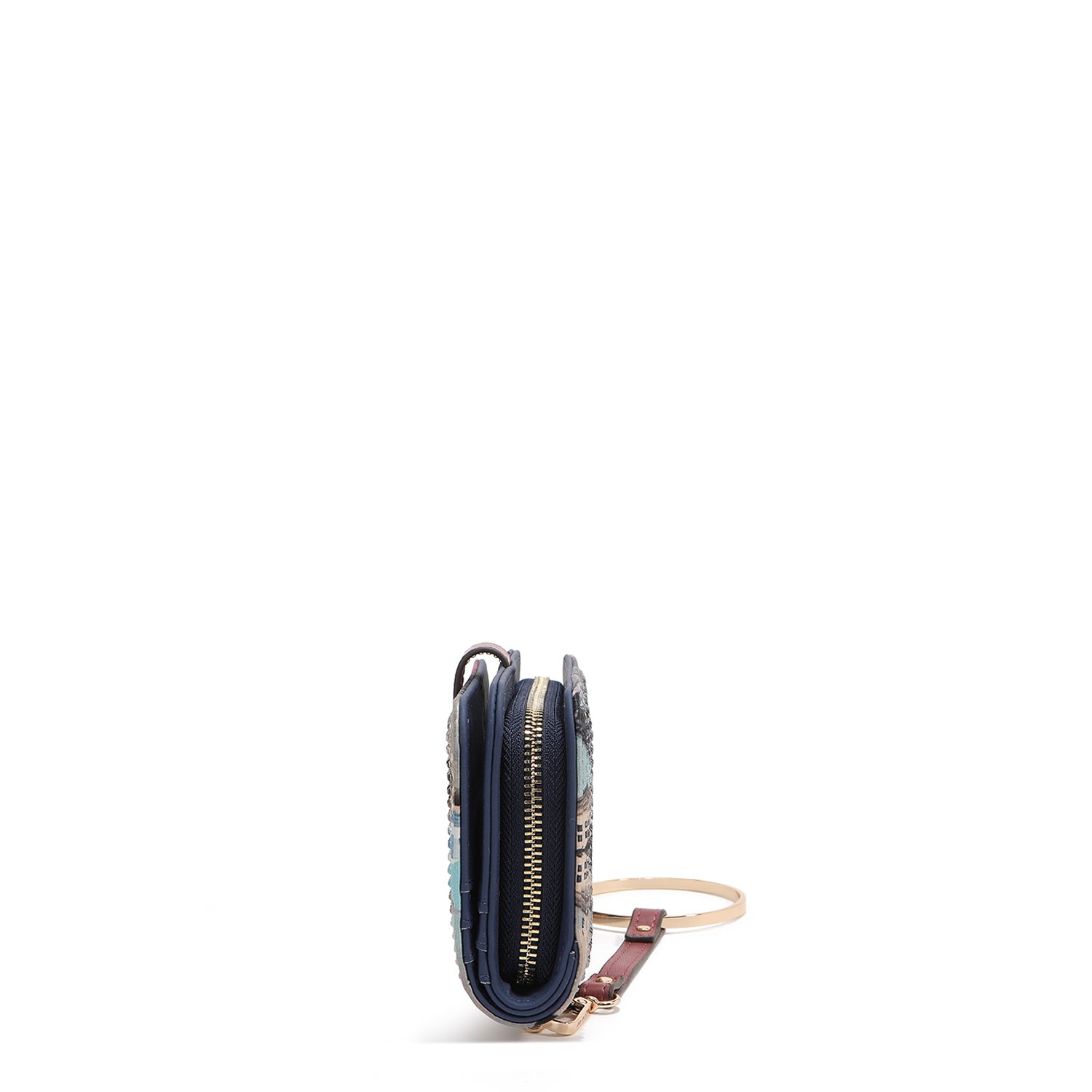 NL SIGNATURE BIFOLD WALLET WRISTLET