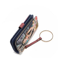NL SIGNATURE BIFOLD WALLET WRISTLET
