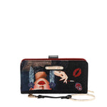 NL SIGNATURE BIFOLD WALLET WRISTLET
