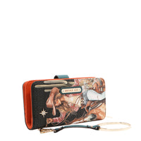 NL SIGNATURE BIFOLD WALLET WRISTLET