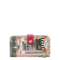 NL SIGNATURE BIFOLD WALLET WRISTLET