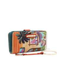 NL SIGNATURE BIFOLD WALLET WRISTLET