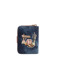 DENIM HEART BIFOLD WALLET