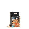 MULTI-ZIP PHONE CASE CROSSBODY