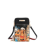 MULTI-ZIP PHONE CASE CROSSBODY