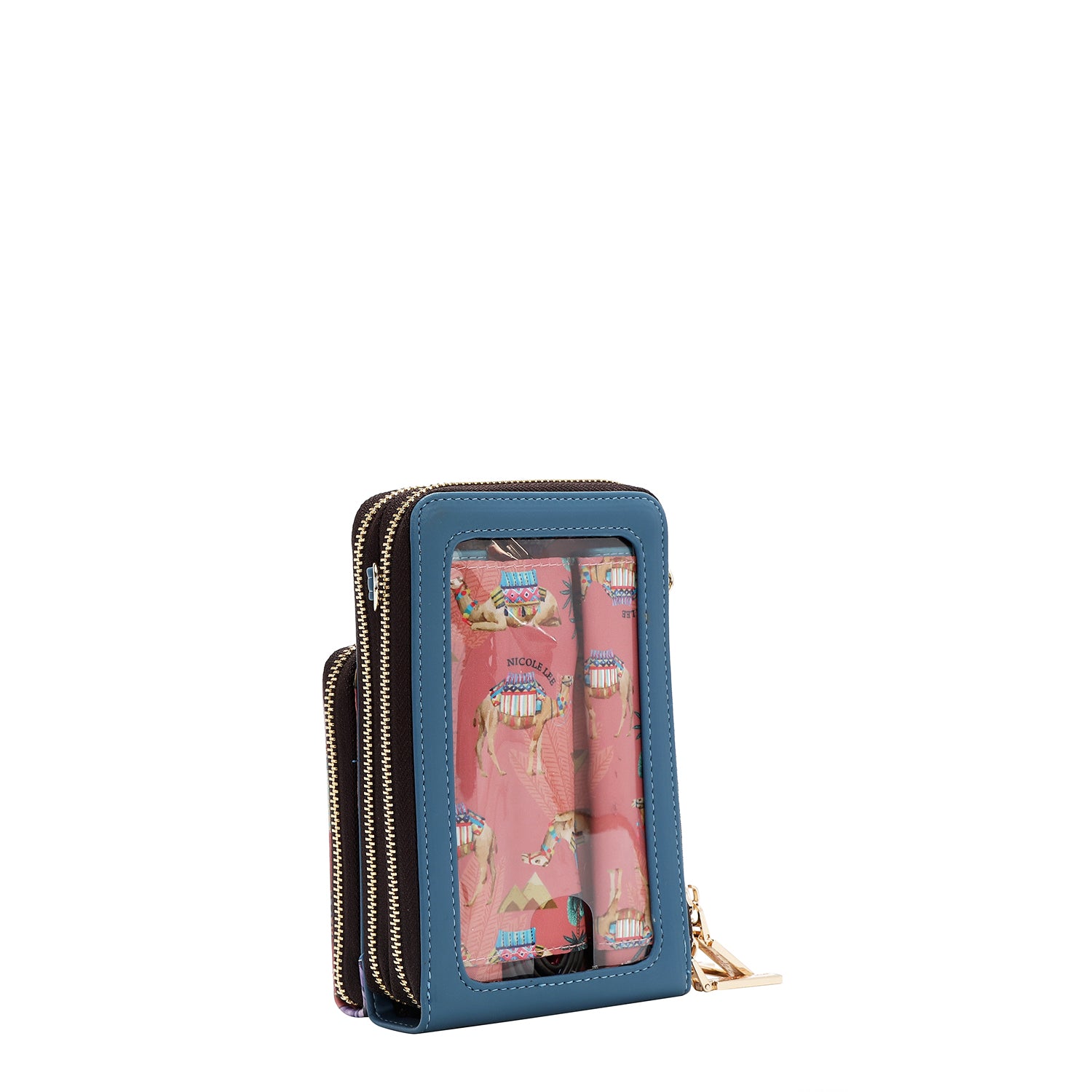 MULTI-ZIP PHONE CASE CROSSBODY
