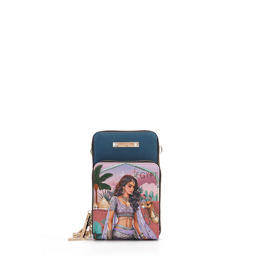 MULTI-ZIP PHONE CASE CROSSBODY