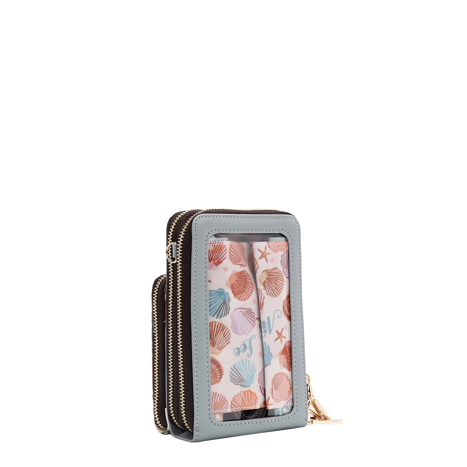 MULTI-ZIP PHONE CASE CROSSBODY