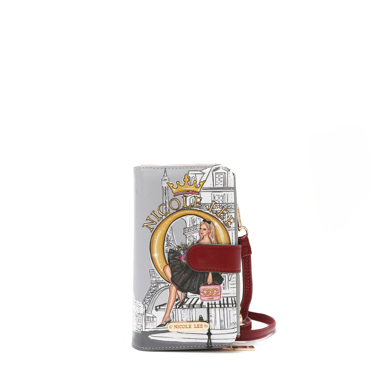 2 PIECE ACCESSORIES SET (WATCH, PHONE CASE CROSSBODY WALLET)