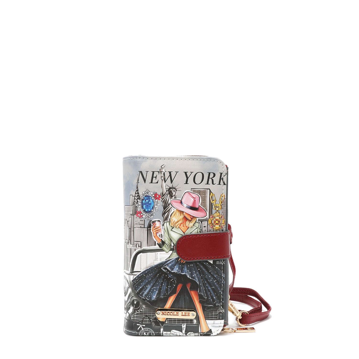 2 PIECE ACCESSORIES SET (WATCH, PHONE CASE CROSSBODY WALLET)