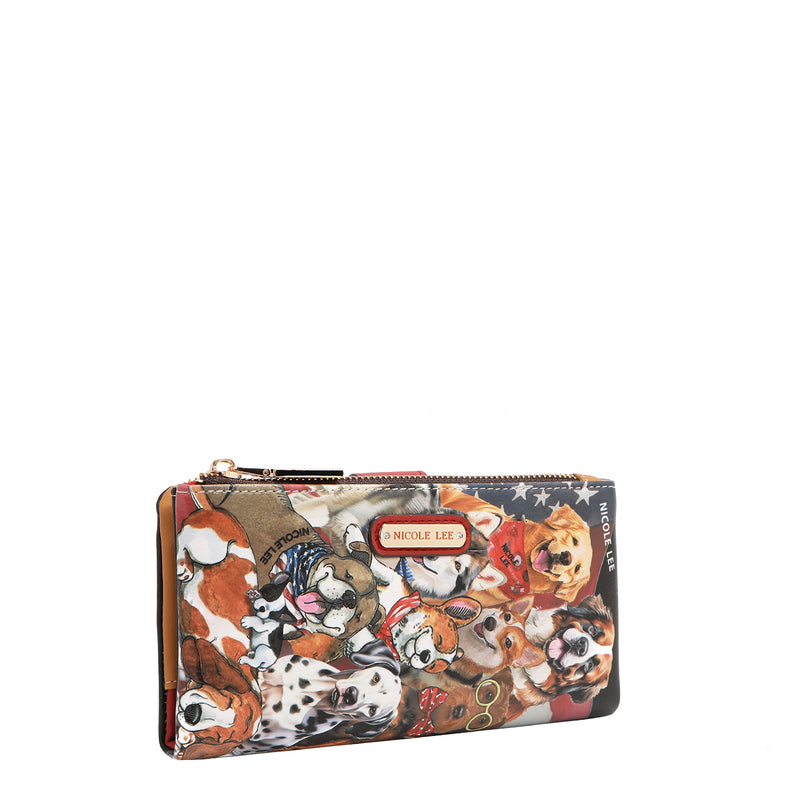 Amanda 2 Piece RFID Bifold Wallet, ID Card Holder Removable