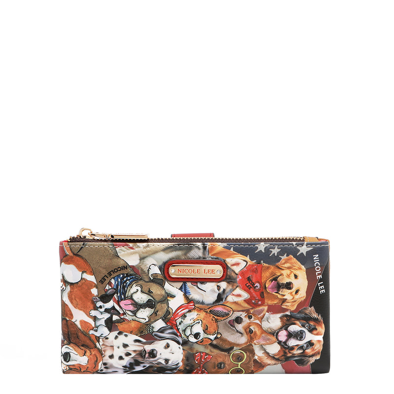 Amanda 2 Piece RFID Bifold Wallet, ID Card Holder Removable