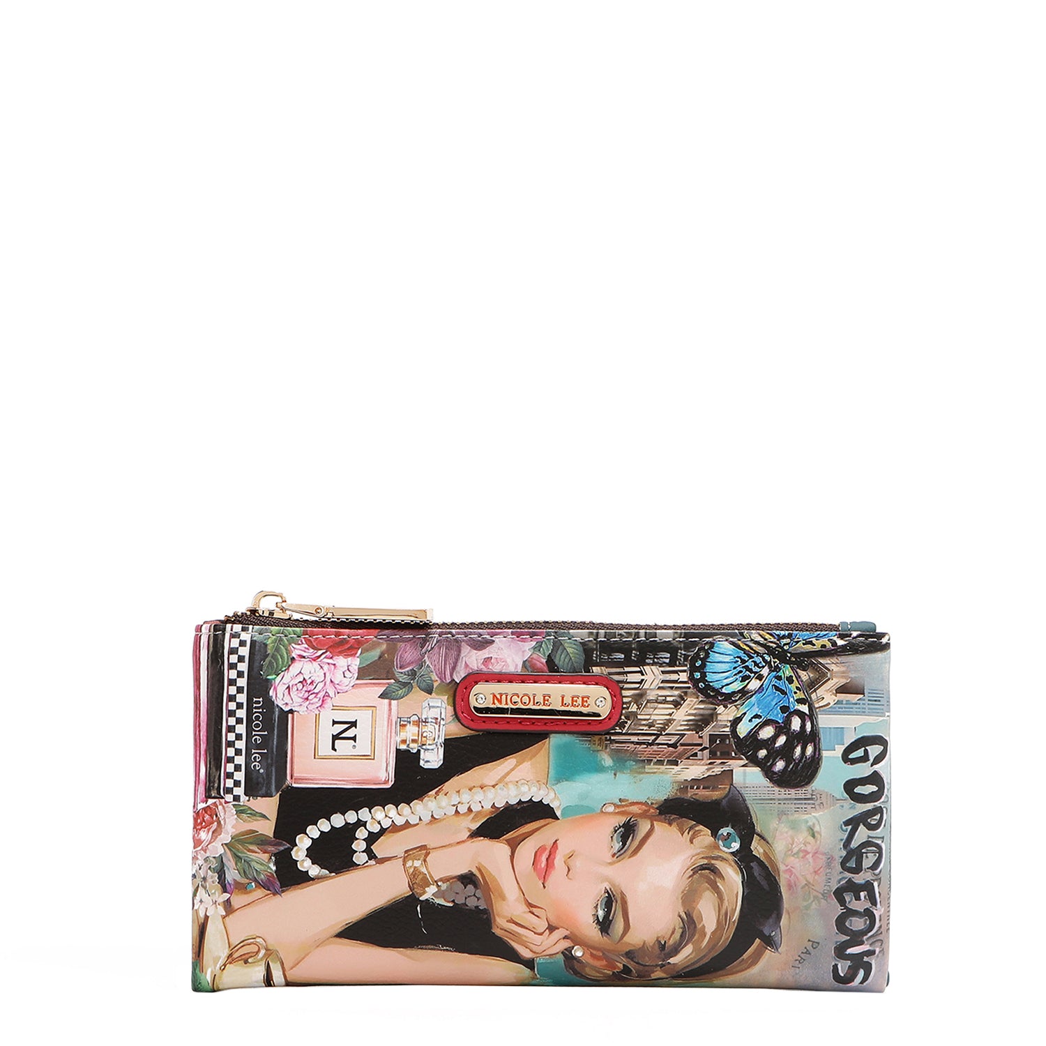 Amanda 2 Piece RFID Bifold Wallet, ID Card Holder Removable