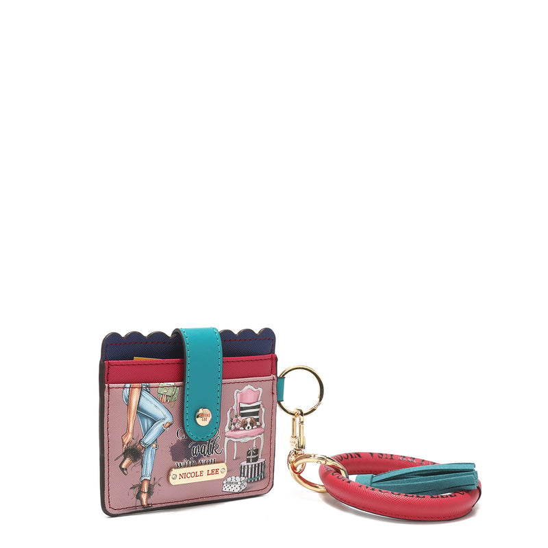 ELISA WALLET WRISTLET KEYCHAIN