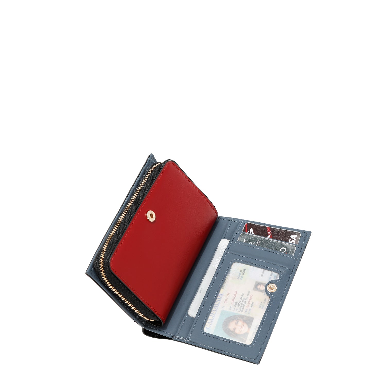 BIFOLD CENTER ZIP WALLET