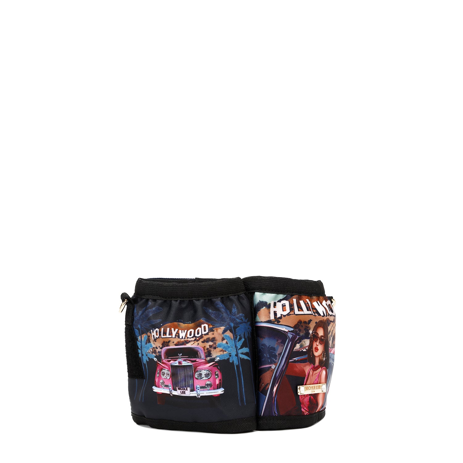 Travel Cup Holder Crossbody with 2 Cup Holders, Optional Crossbody