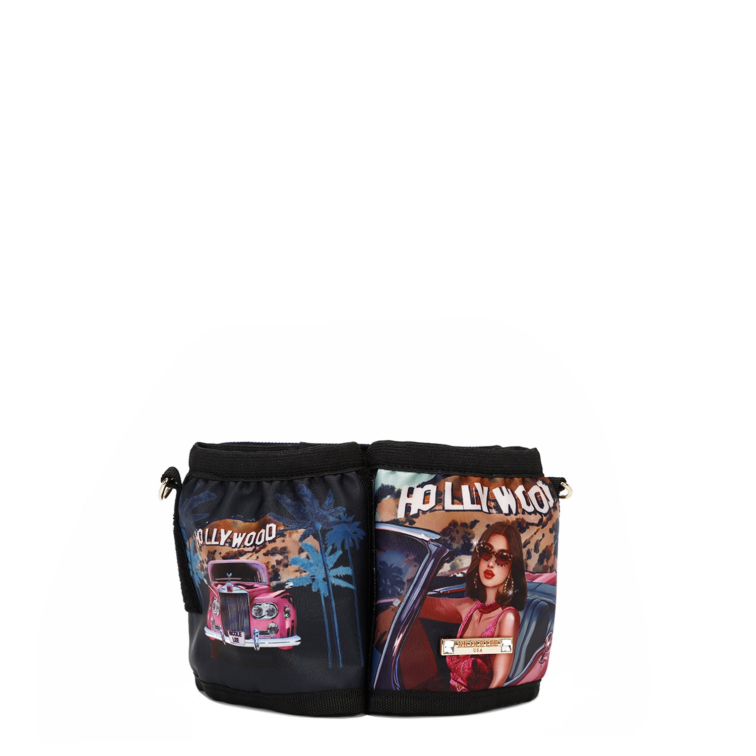 Travel Cup Holder Crossbody with 2 Cup Holders, Optional Crossbody