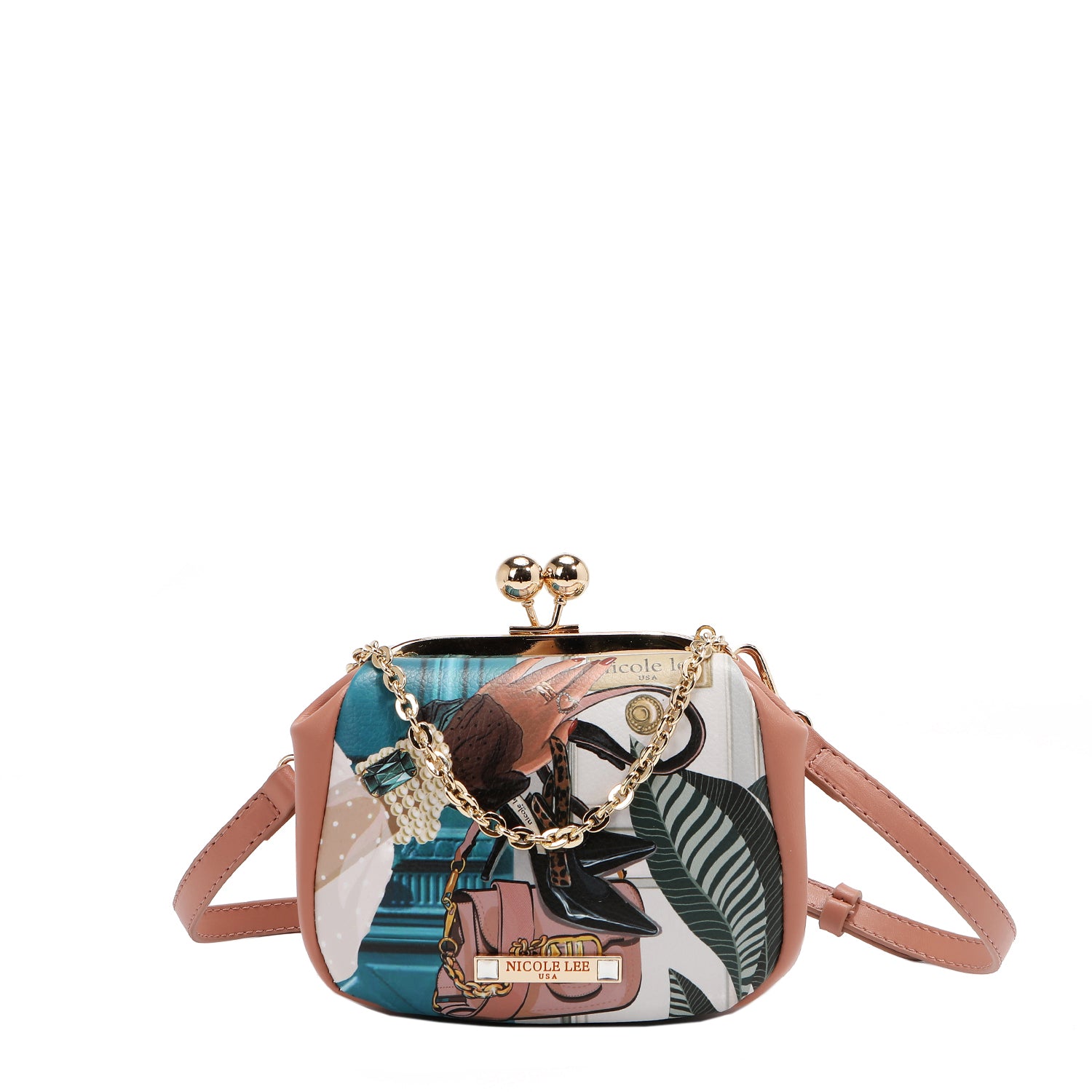 KISS LOCK CROSSBODY MINI BAG
