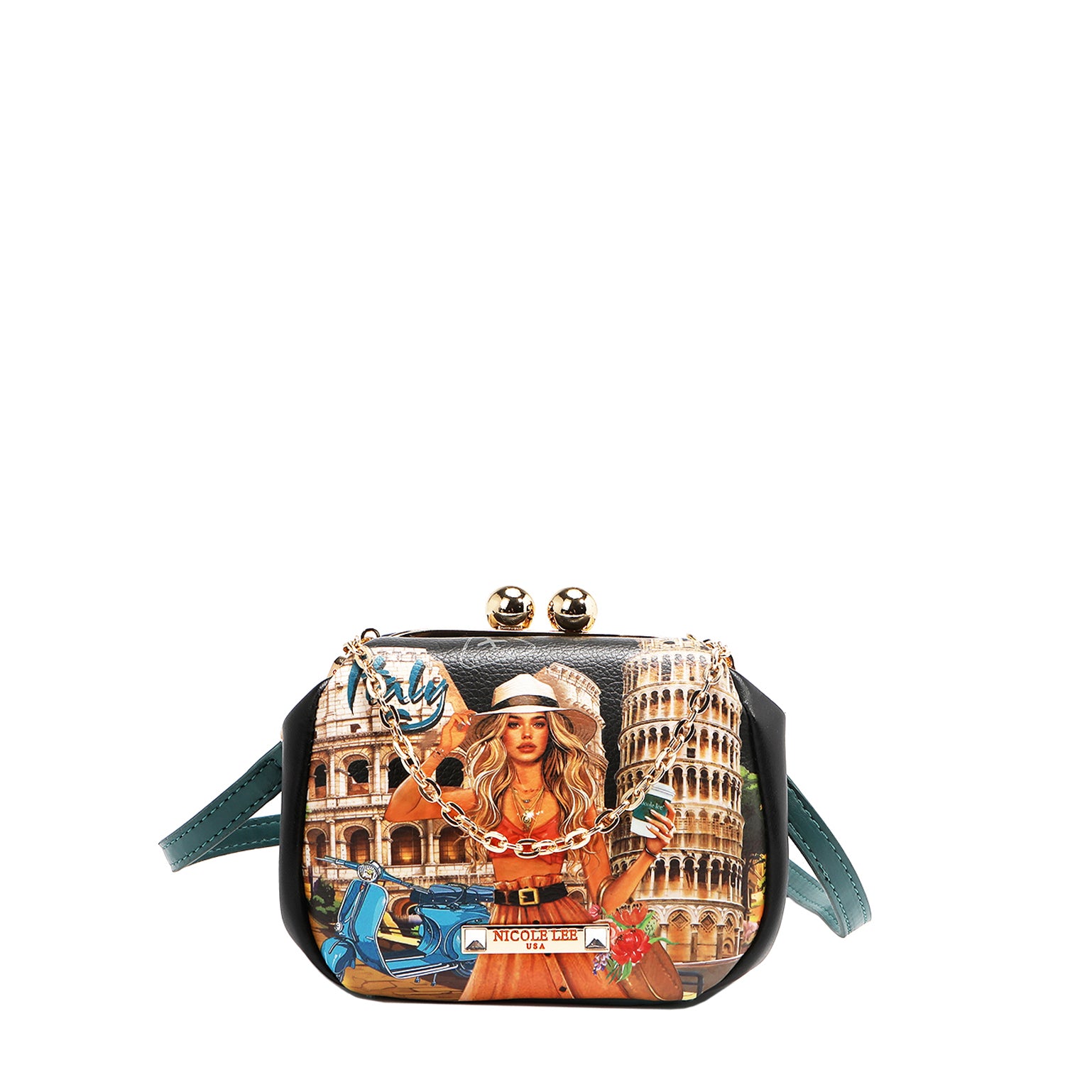 KISS LOCK CROSSBODY MINI BAG