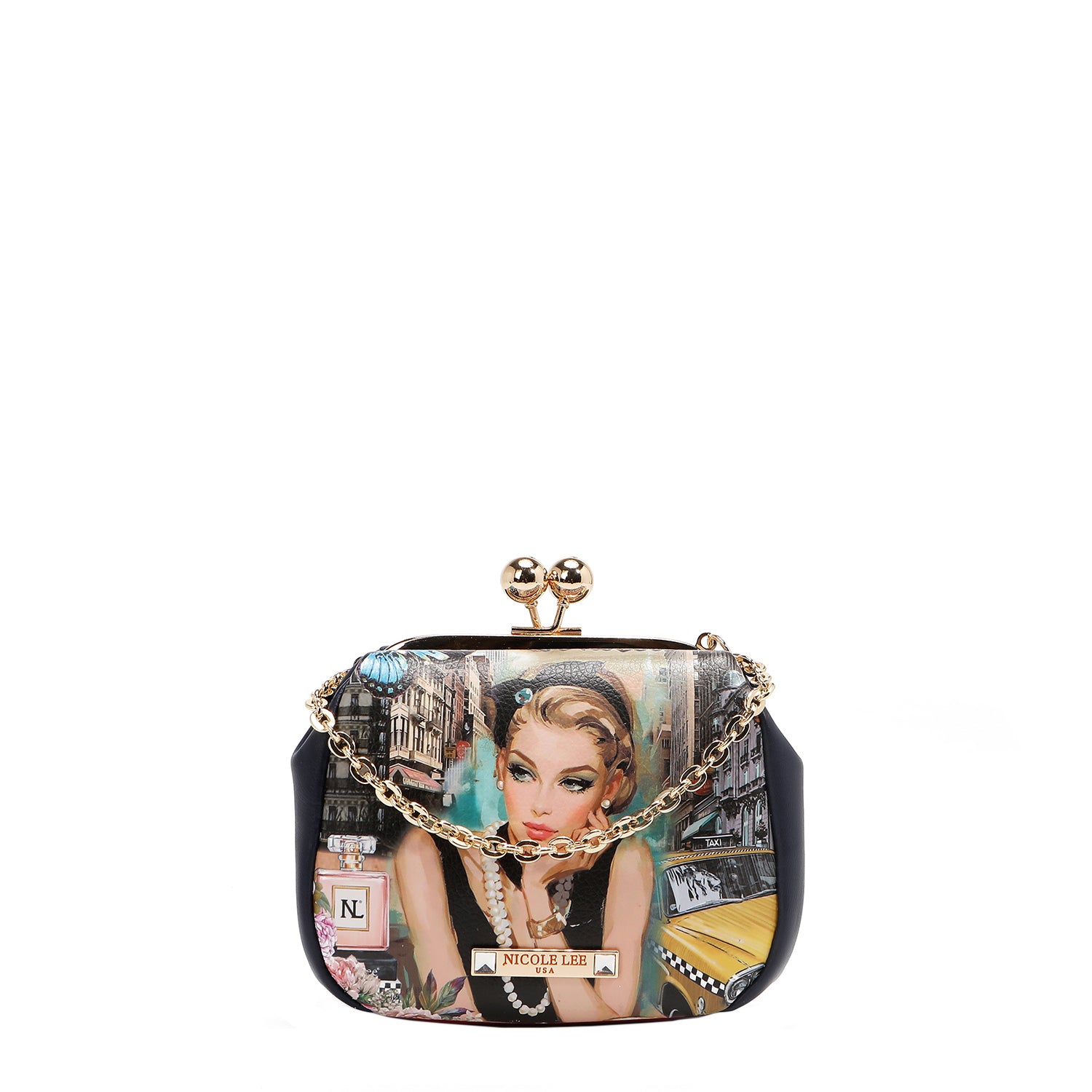 KISS LOCK CROSSBODY MINI BAG