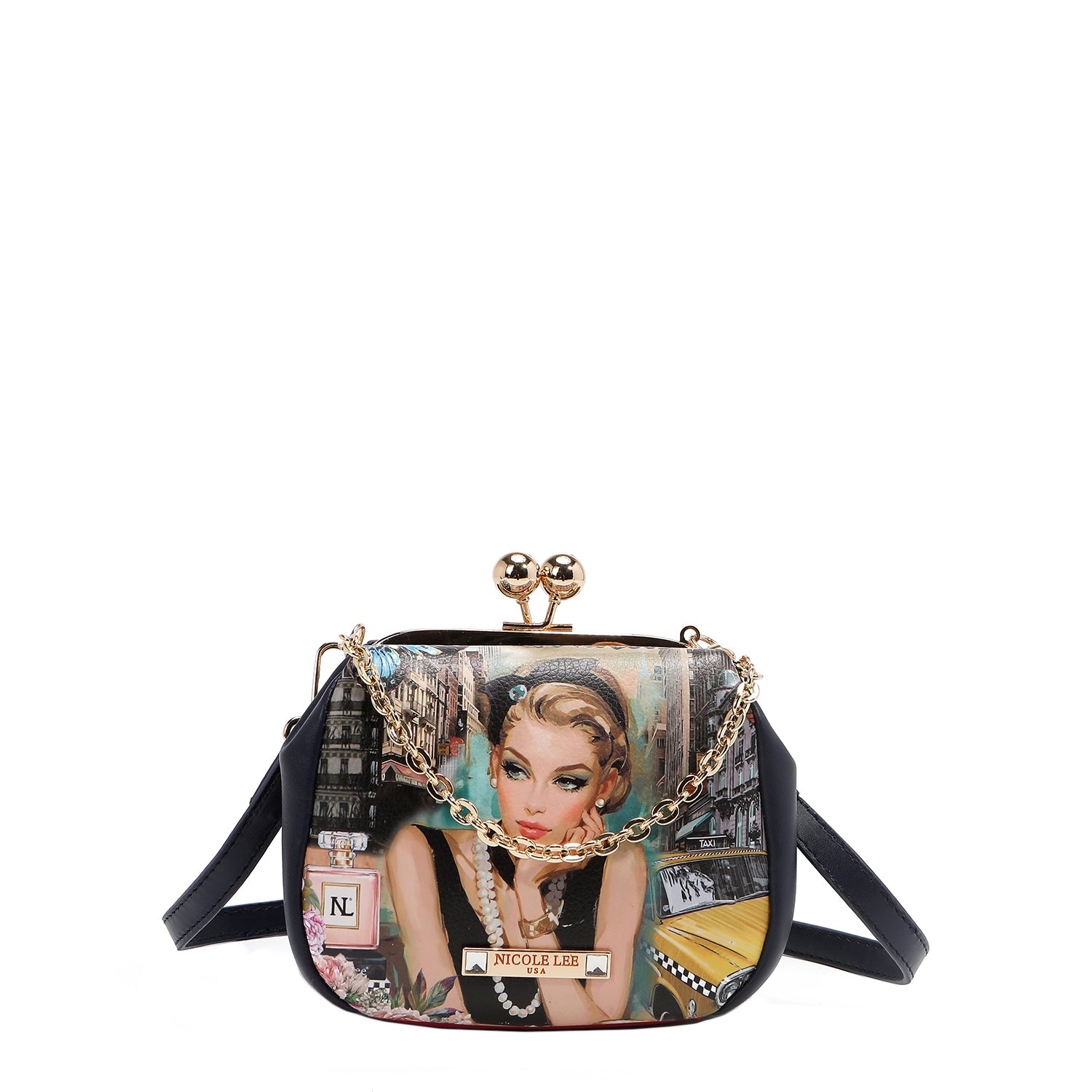KISS LOCK CROSSBODY MINI BAG