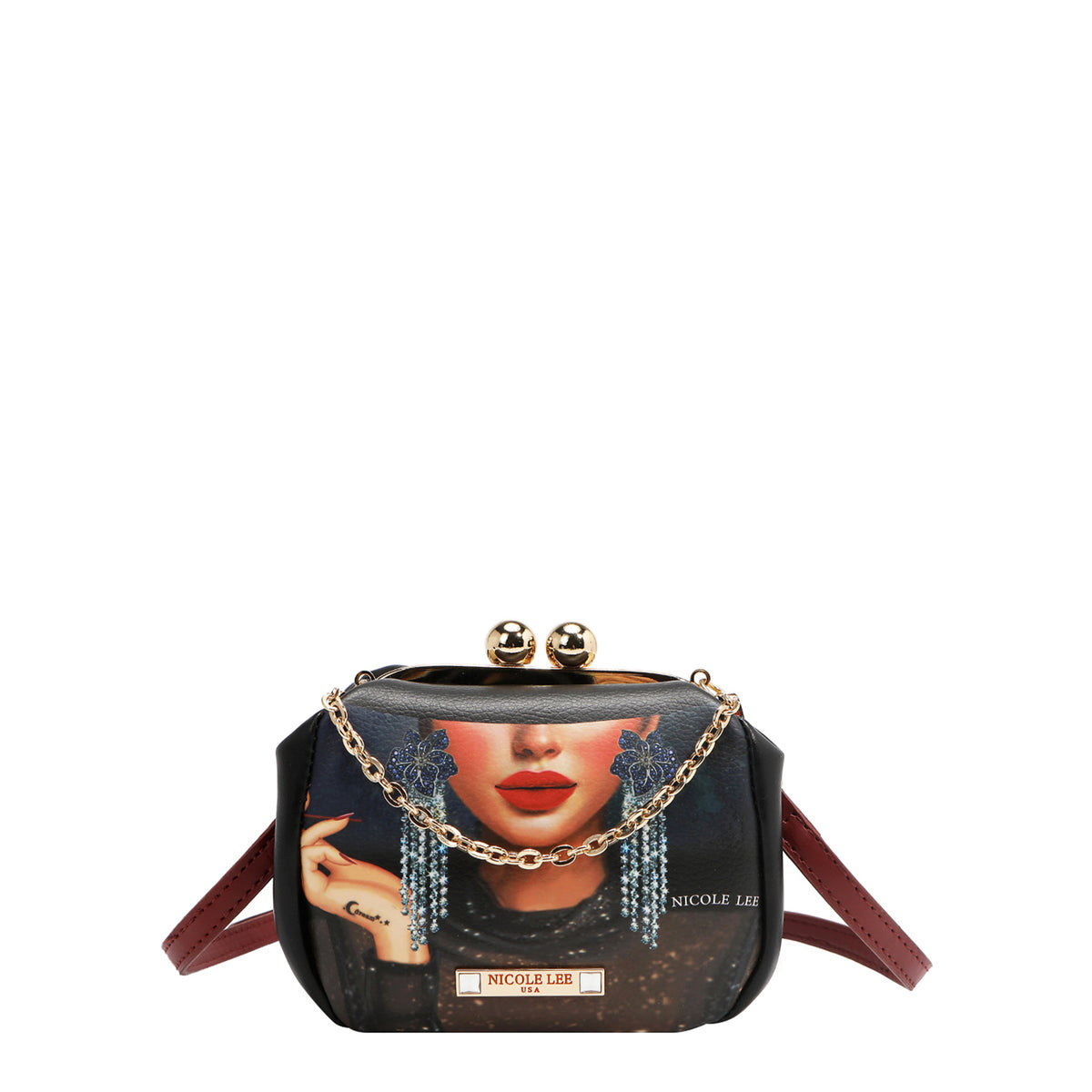 KISS LOCK CROSSBODY MINI BAG