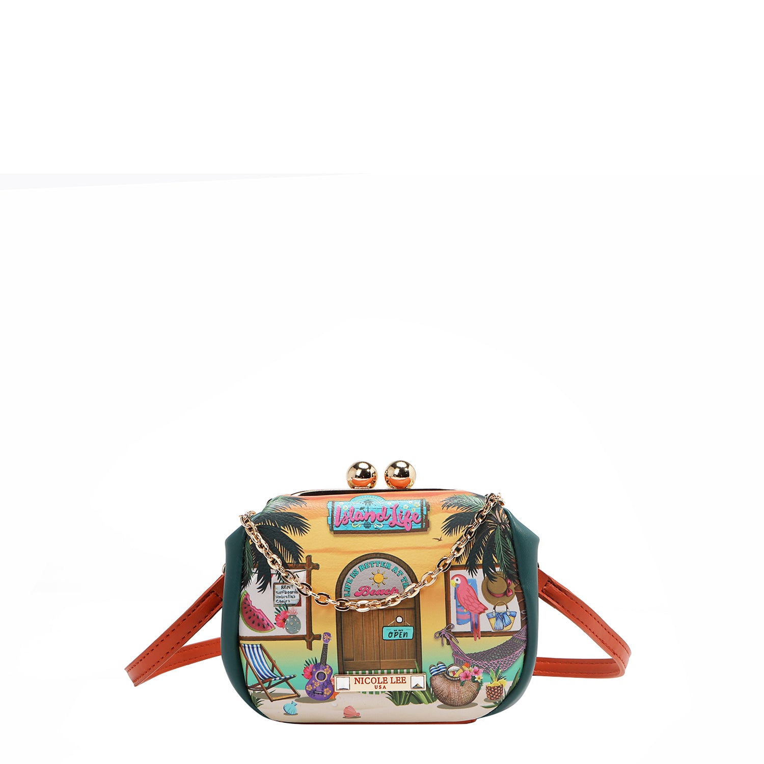 KISS LOCK CROSSBODY MINI BAG