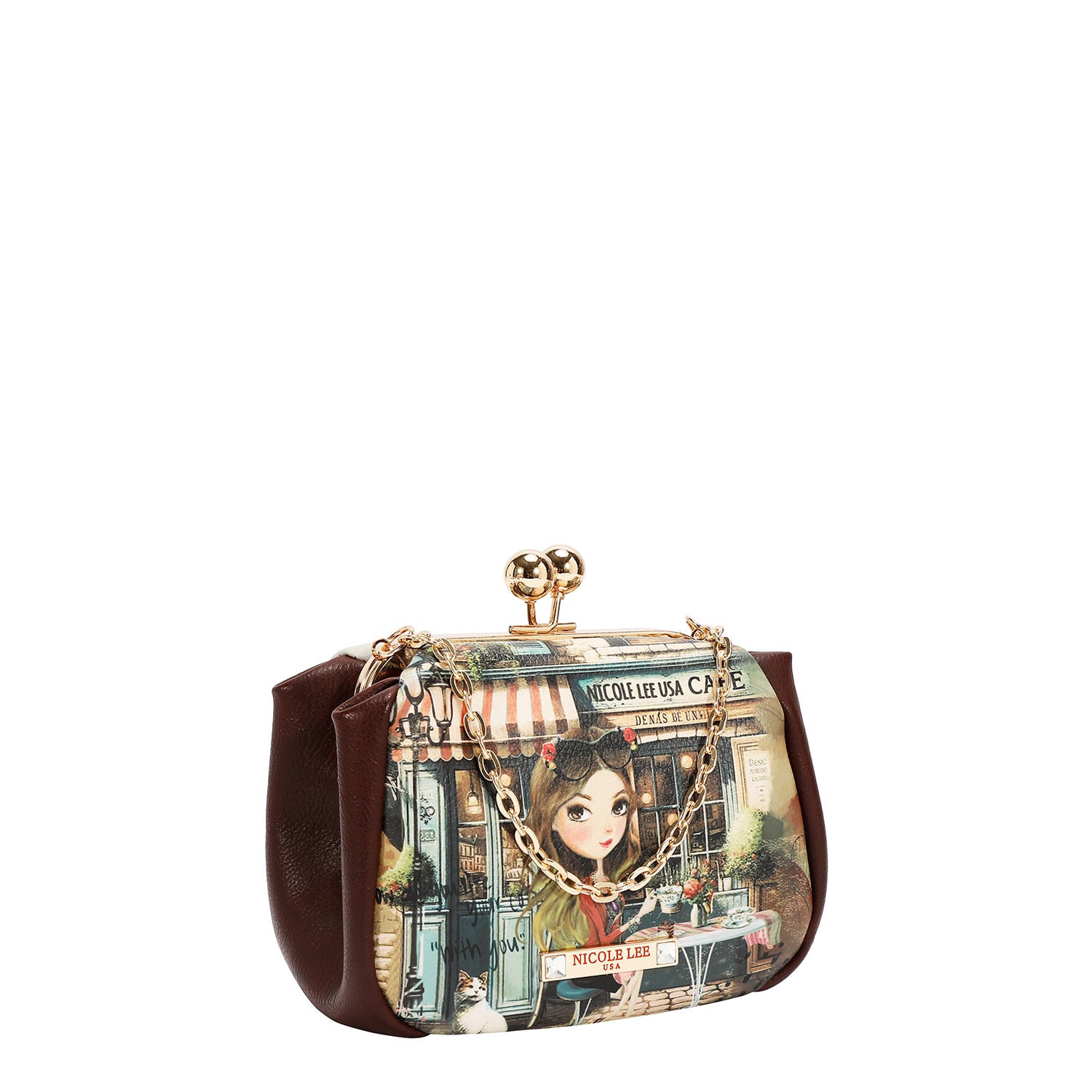 KISS LOCK CROSSBODY MINI BAG