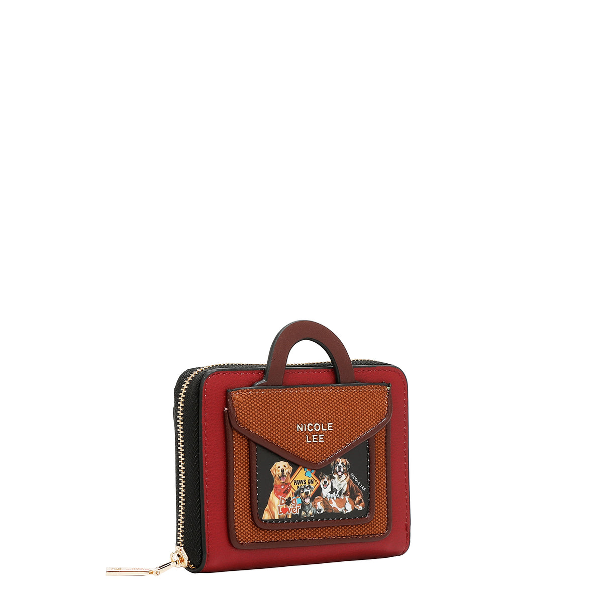 MINI COMPACT BRIEFCASE ZIP WALLET