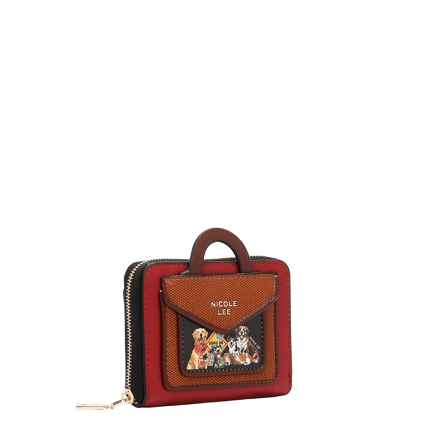 MINI COMPACT BRIEFCASE ZIP WALLET