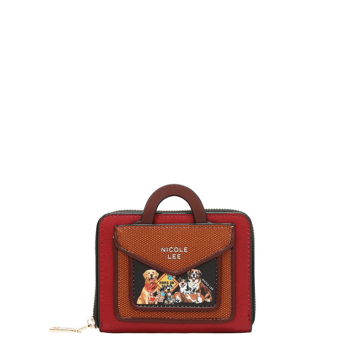 MINI COMPACT BRIEFCASE ZIP WALLET