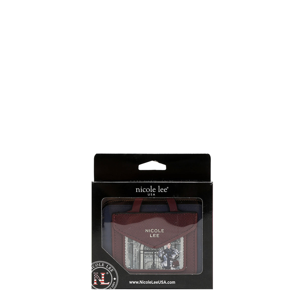 MINI COMPACT BRIEFCASE ZIP WALLET