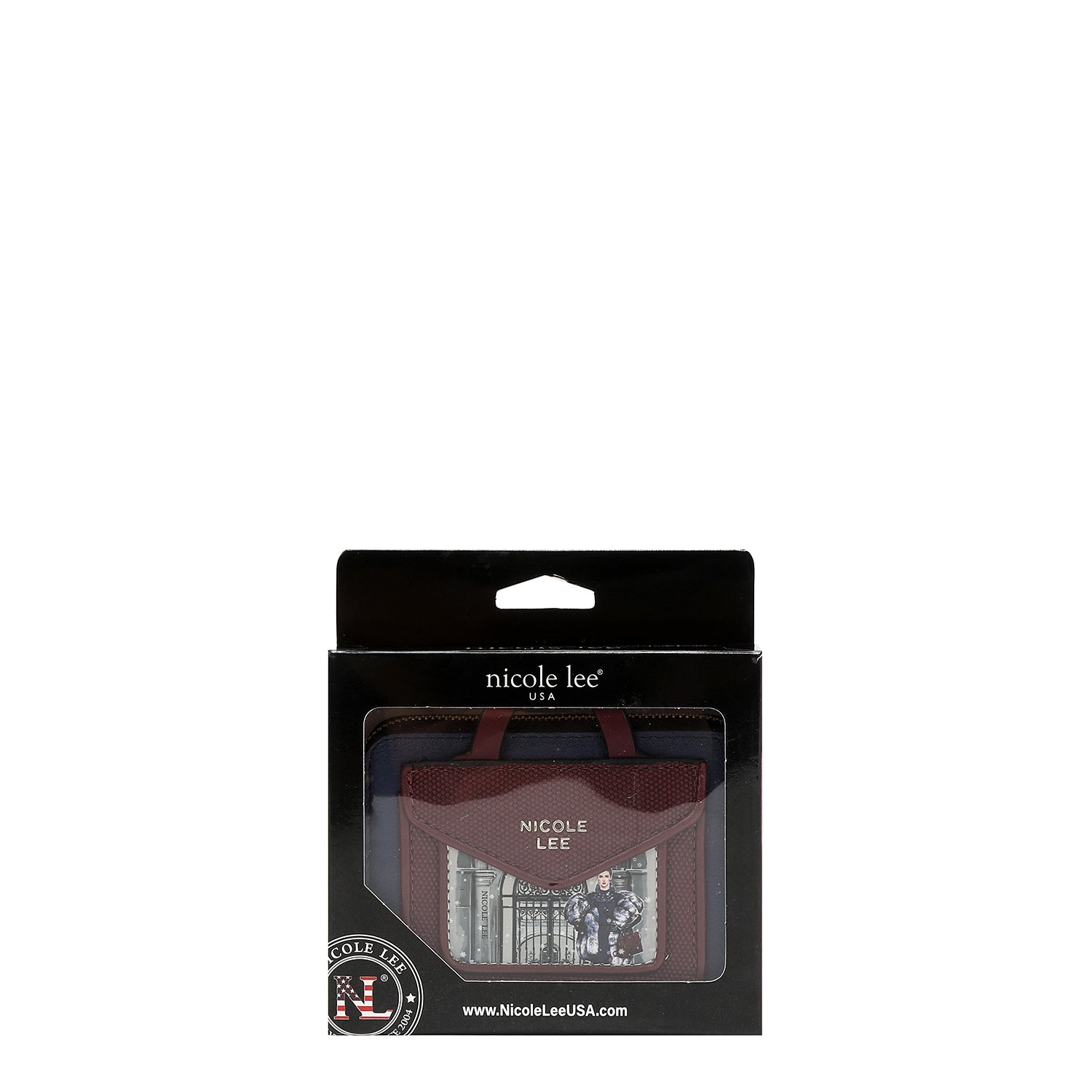 MINI COMPACT BRIEFCASE ZIP WALLET