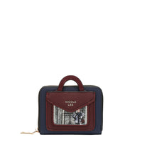 MINI COMPACT BRIEFCASE ZIP WALLET