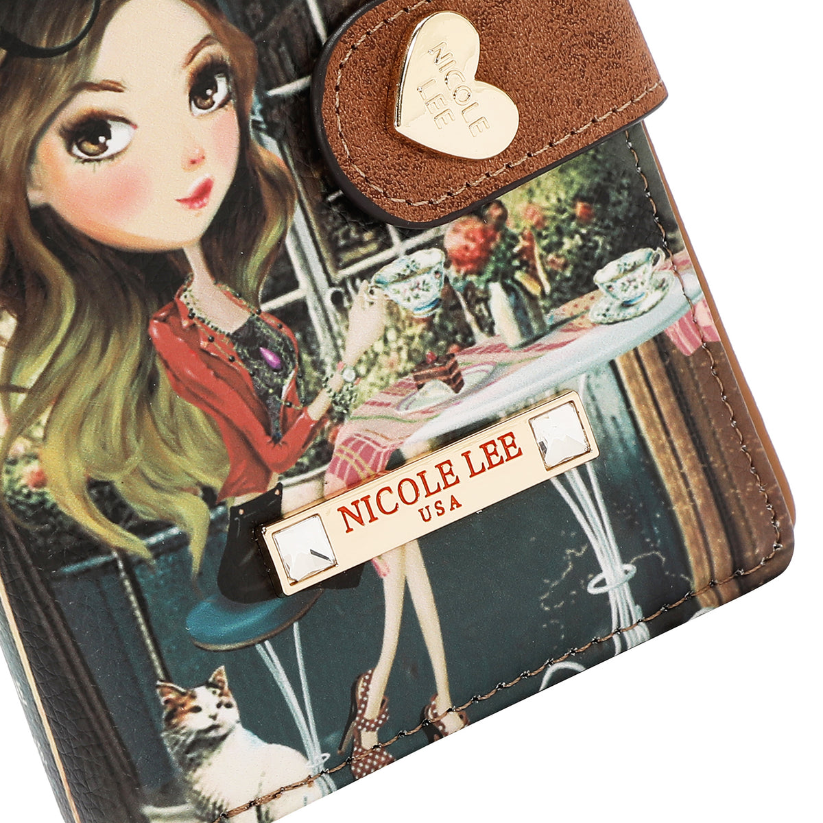 COMPACT SNAP-TAB WALLET ORGANIZER